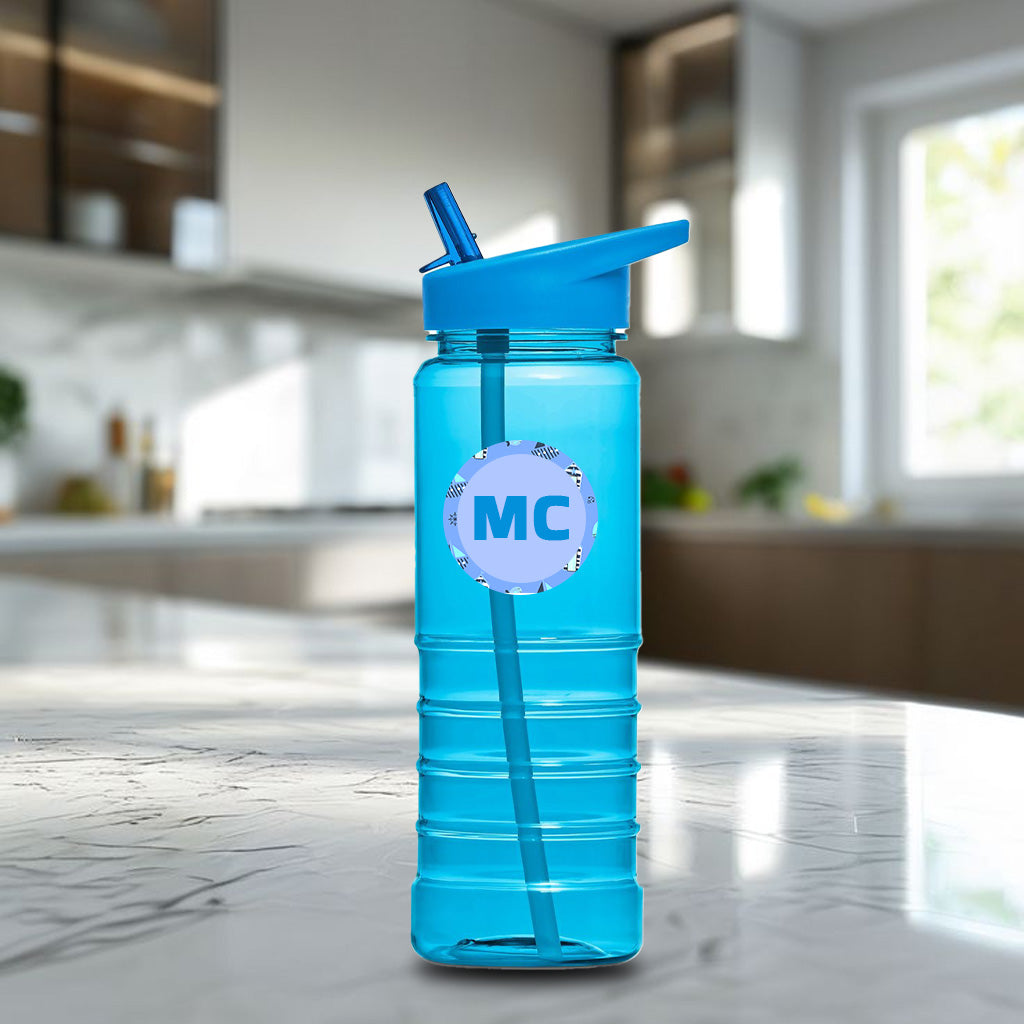 HydraFlow Plastic Water Bottle- Initials
