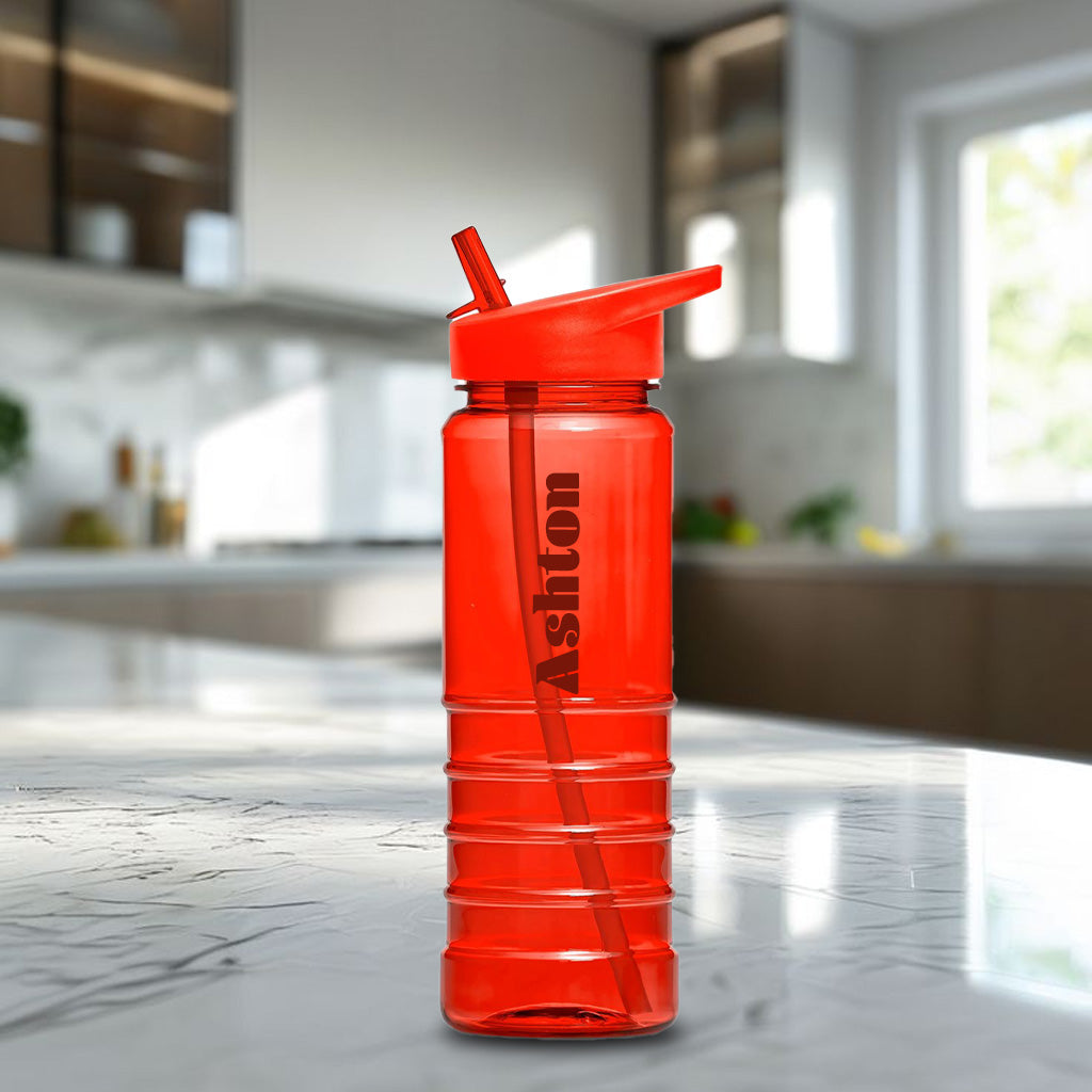 HydraFlow Plastic Water Bottle- Name