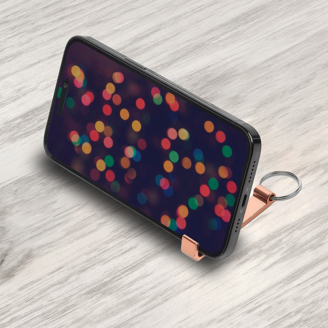 Multi-Functional Recycled Aluminium Keyholder (Hearts Text)