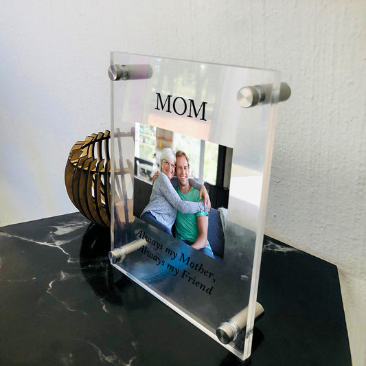 Personalised Acrylic Frame - Mom Photo