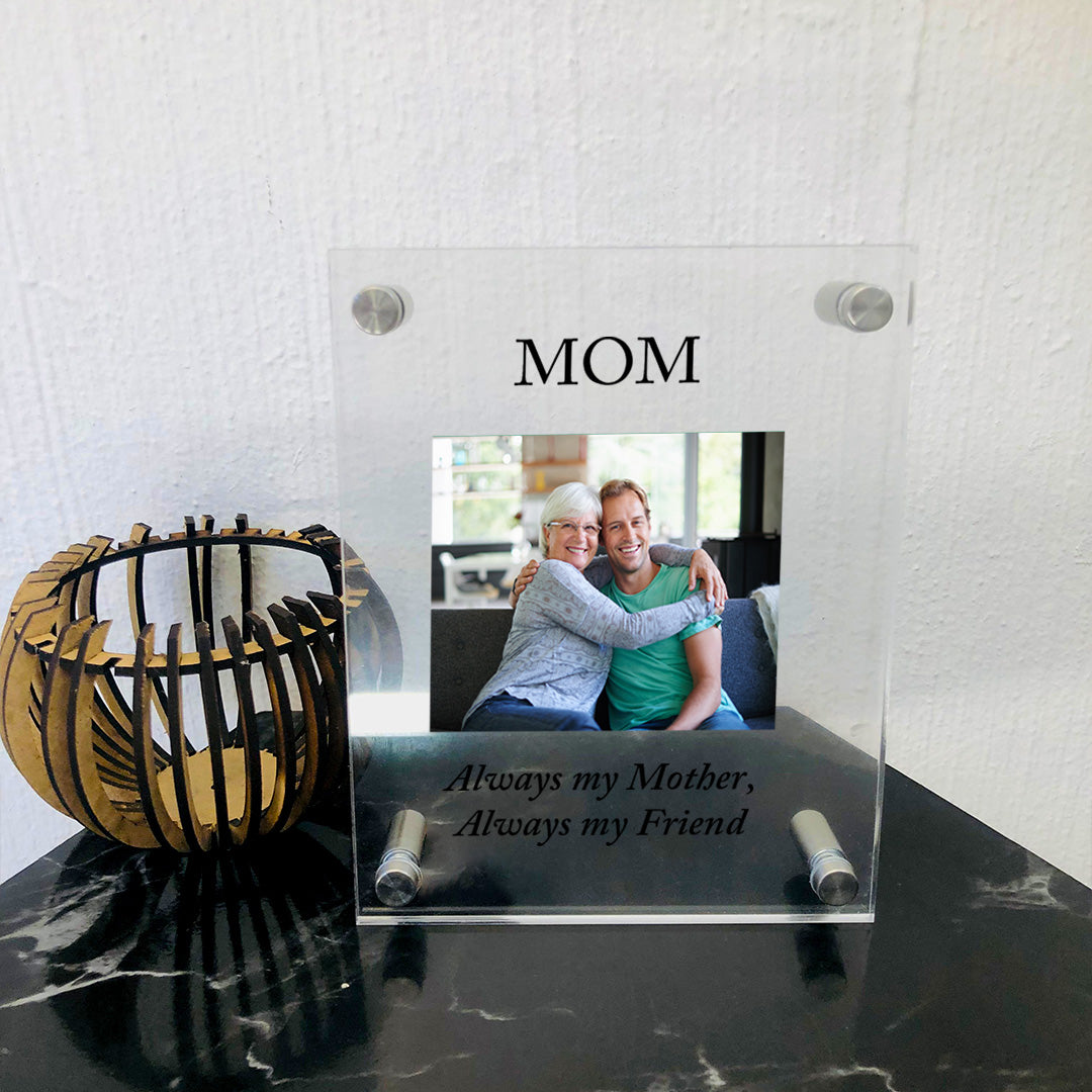Personalised Acrylic Frame - Mom Photo