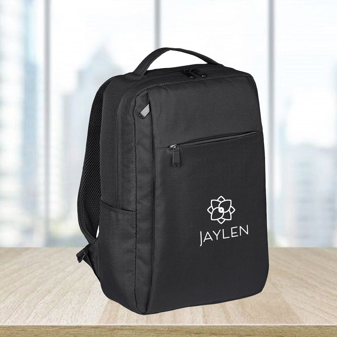 Reverta Recycled Laptop Backpack - Flower + Name