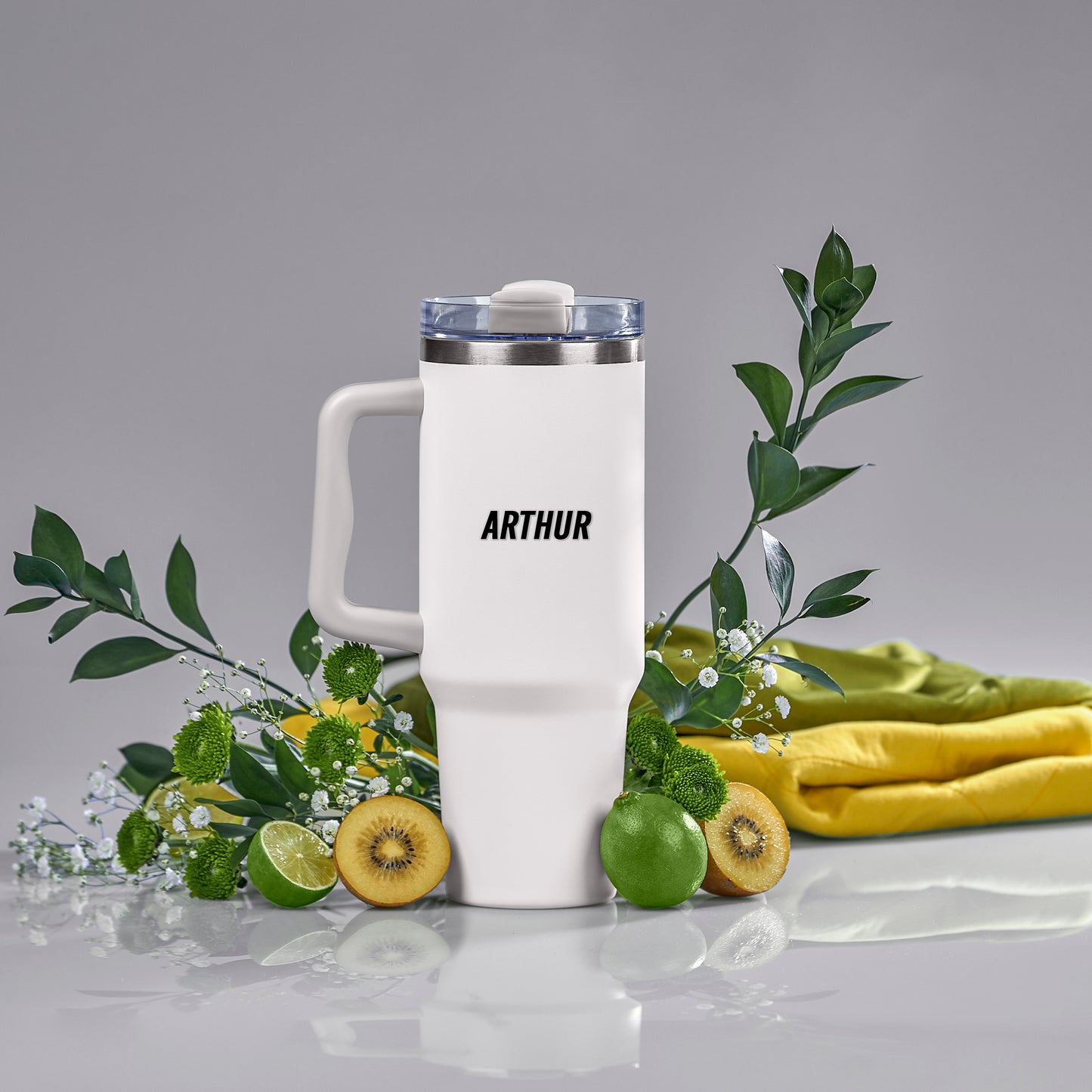 Titan Thermal Stainless Steel Vacuum Mug - Fruit + Name