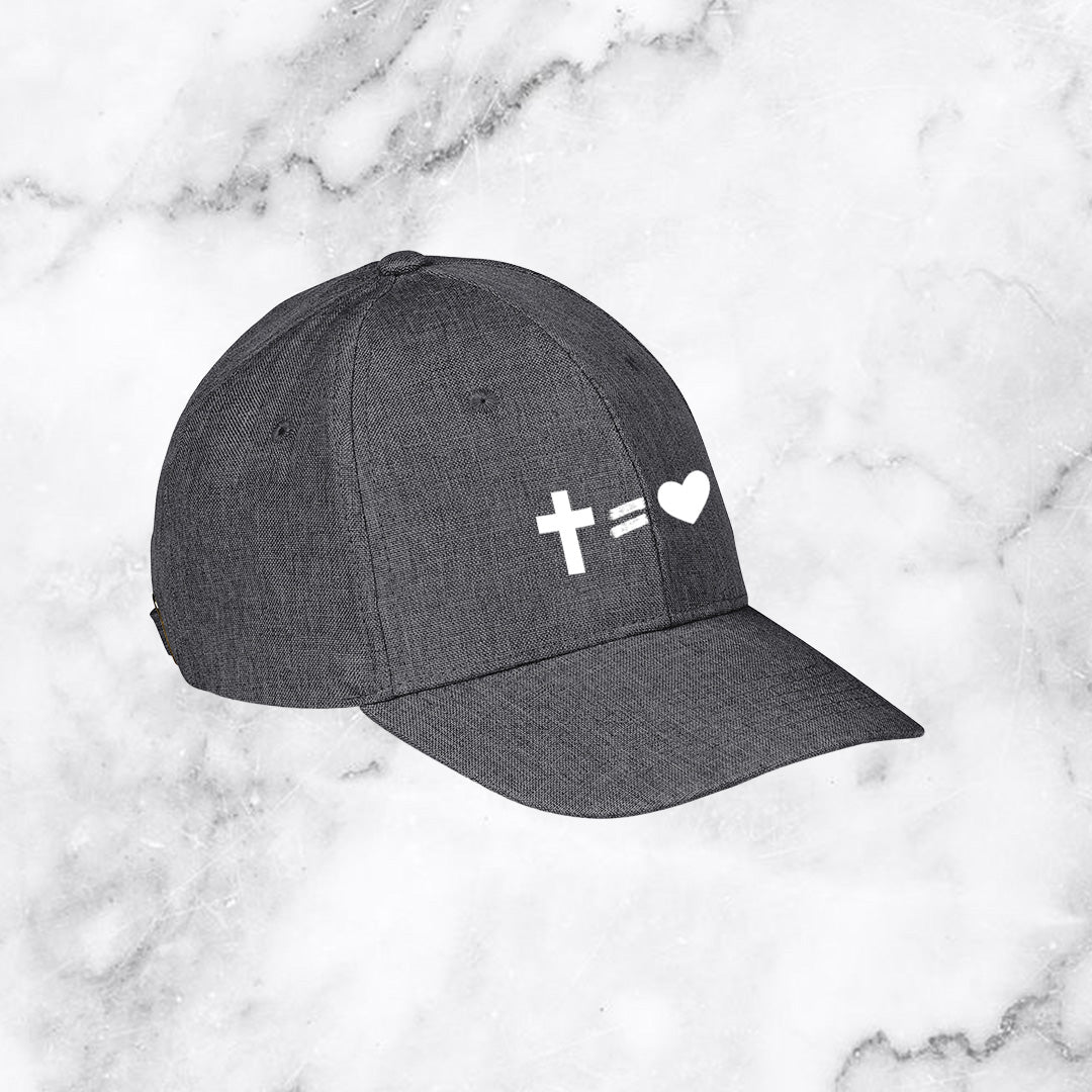 Lennox Linen Cap 6 Panel - Christ = Love