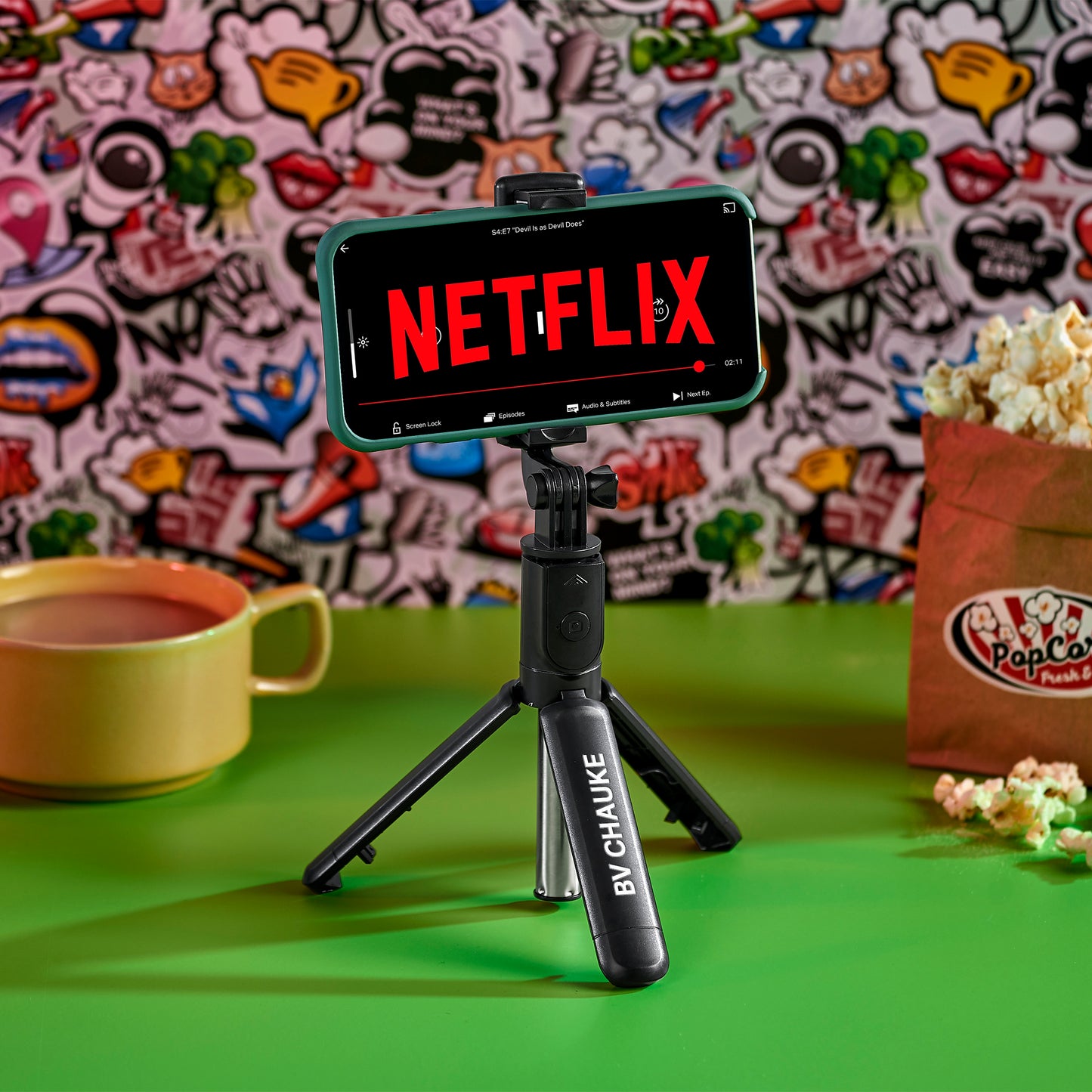 WanderSnap Tripod Selfie Stick - Initial + Name