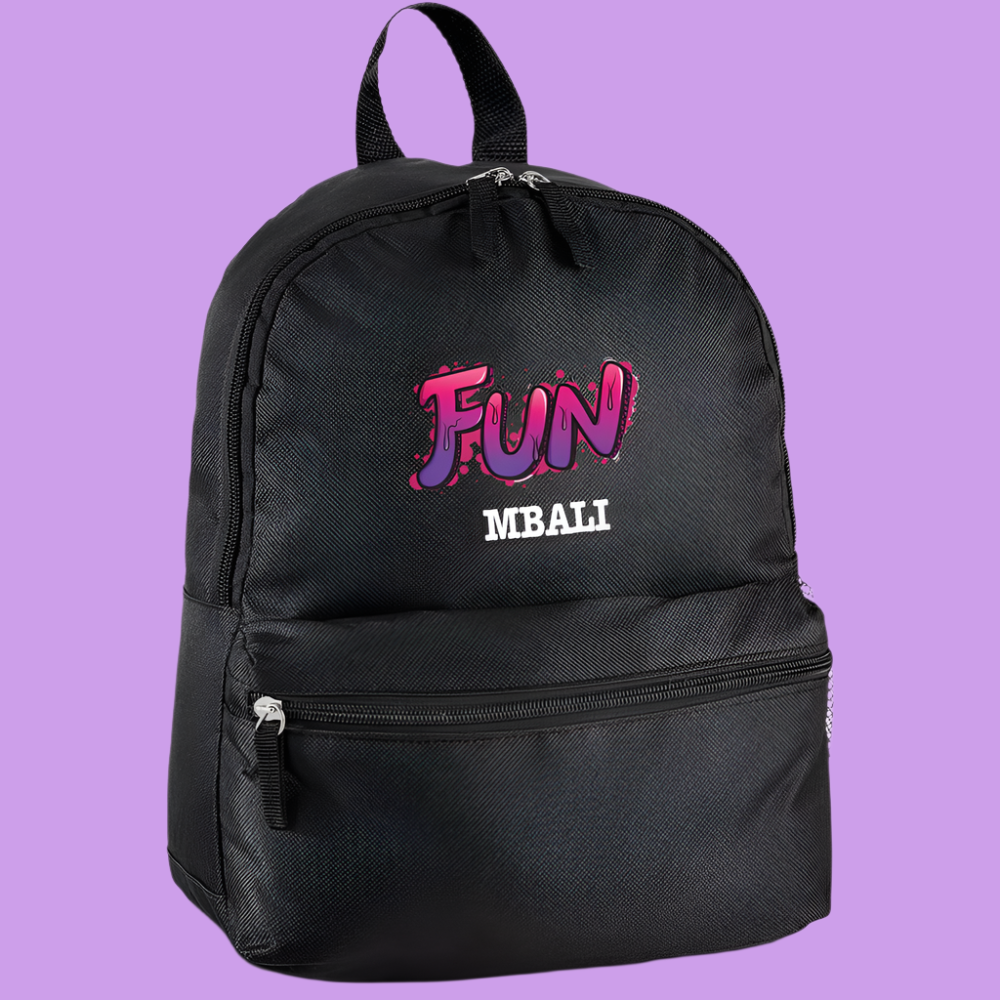 Personalised Fun Backpack