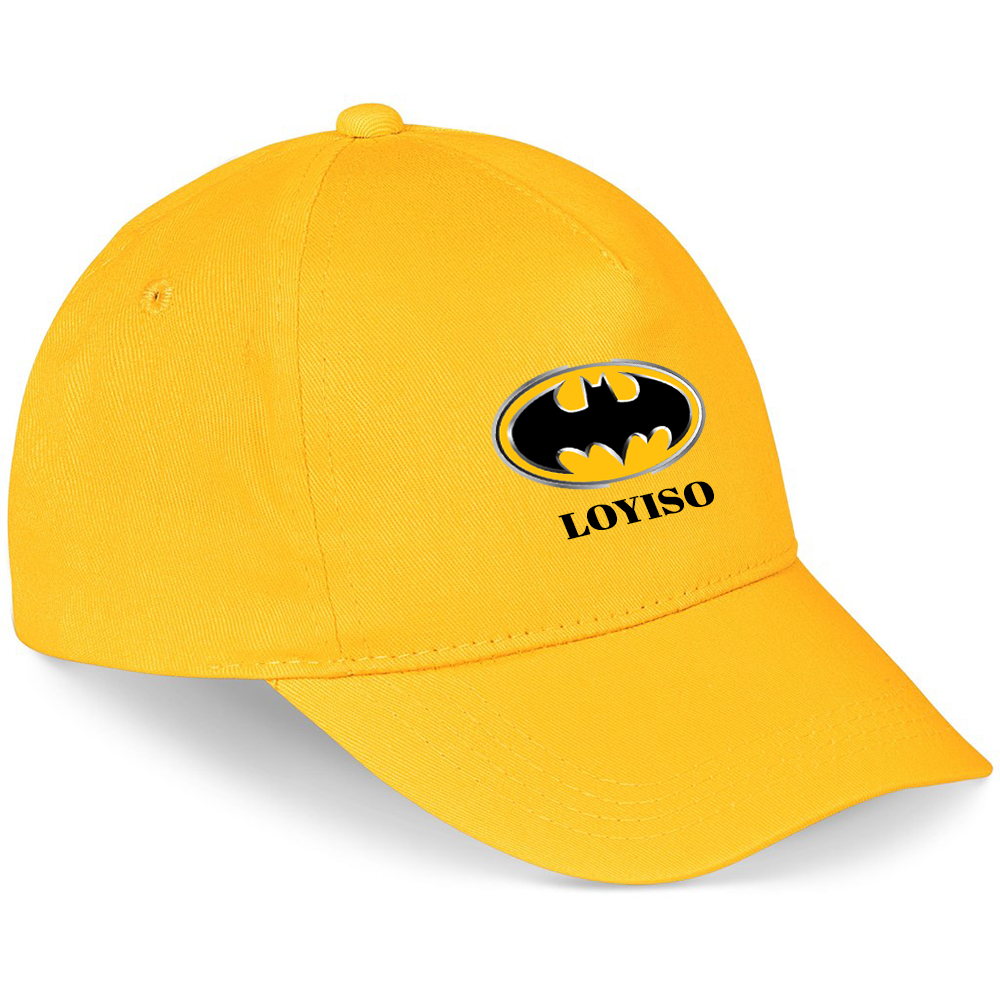 Kids Batman - Personalized Name Cap