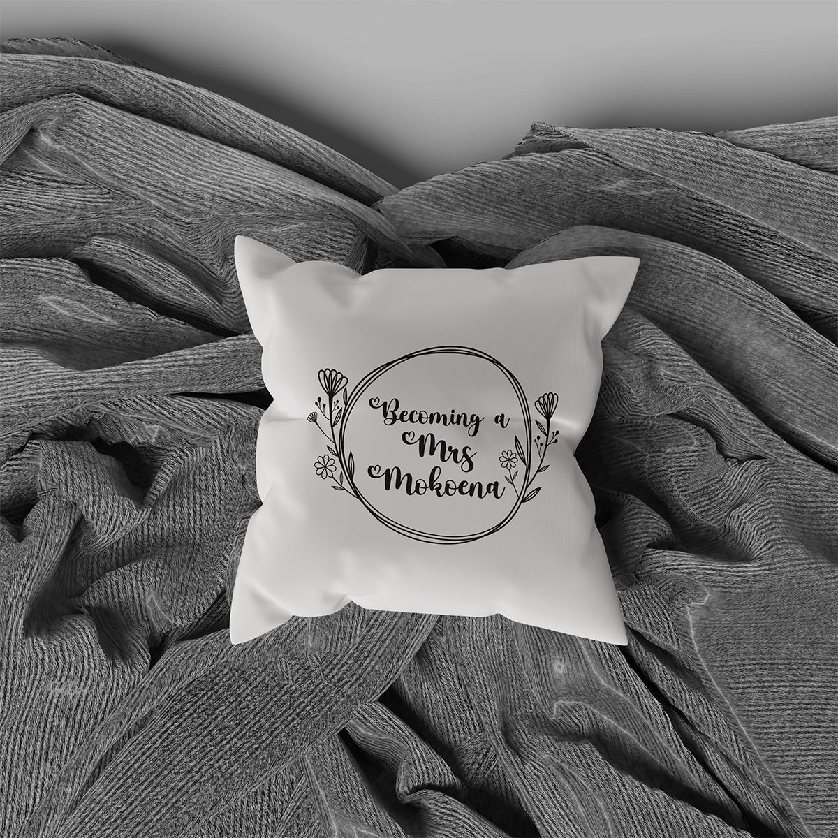 Becoming Mrs Scatter Cushion