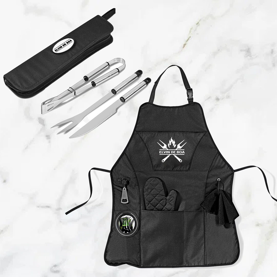 Personalized Name Grill Master Carving Set