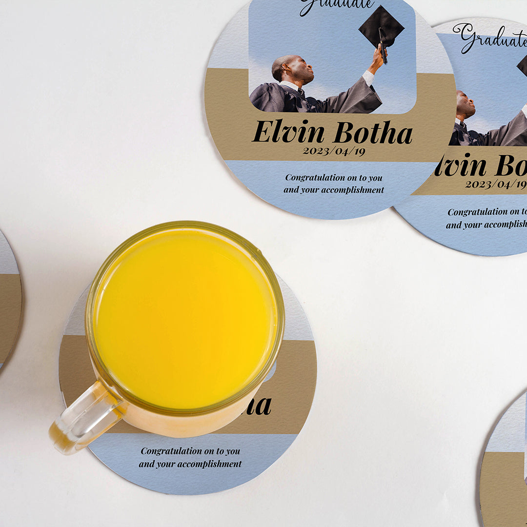 Personalized Milestone Coaster Set