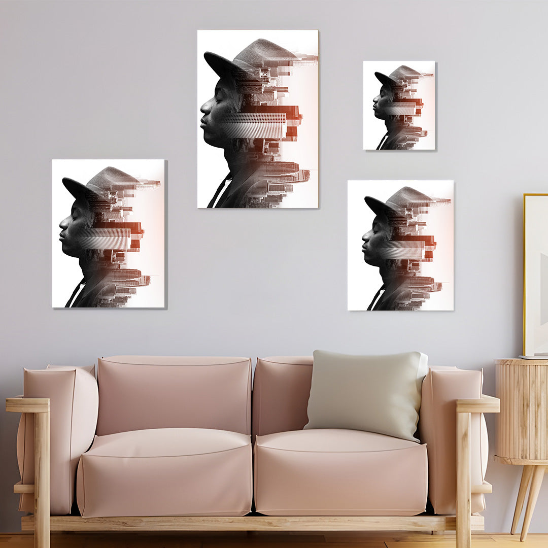 Personalised Double Exposure Canvas