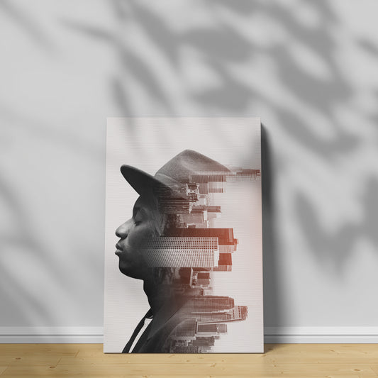 Personalised Double Exposure Canvas