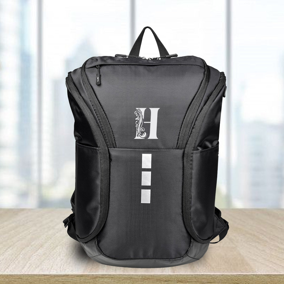 Elite Laptop Backpack - Art Initial