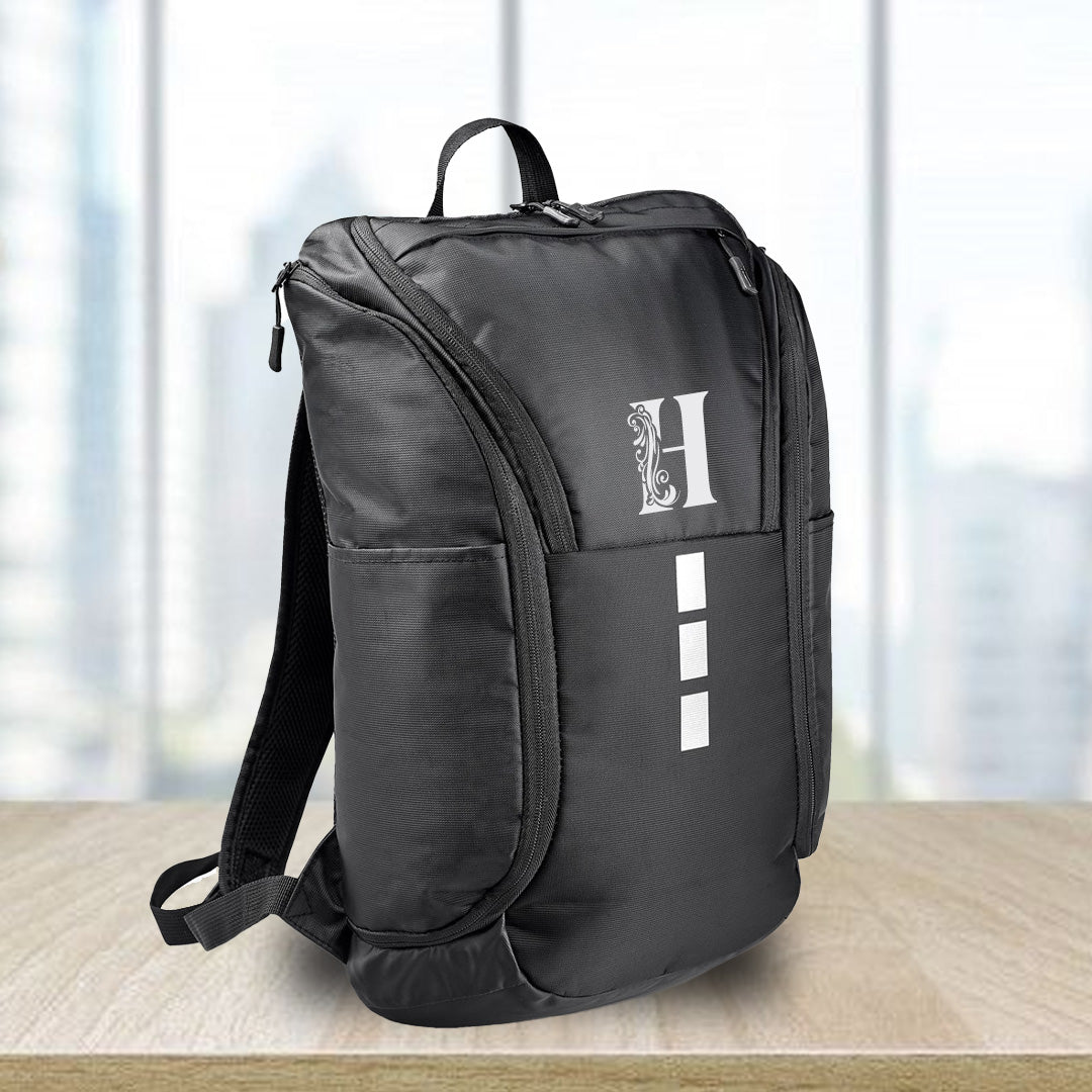 Elite Laptop Backpack - Art Initial