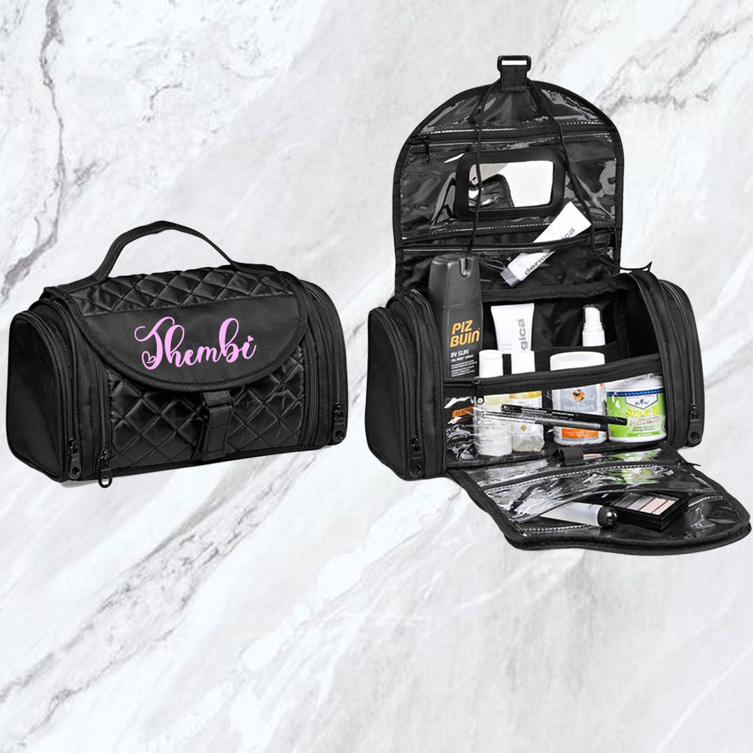 Classic Cosmetic Bag - Purple Name