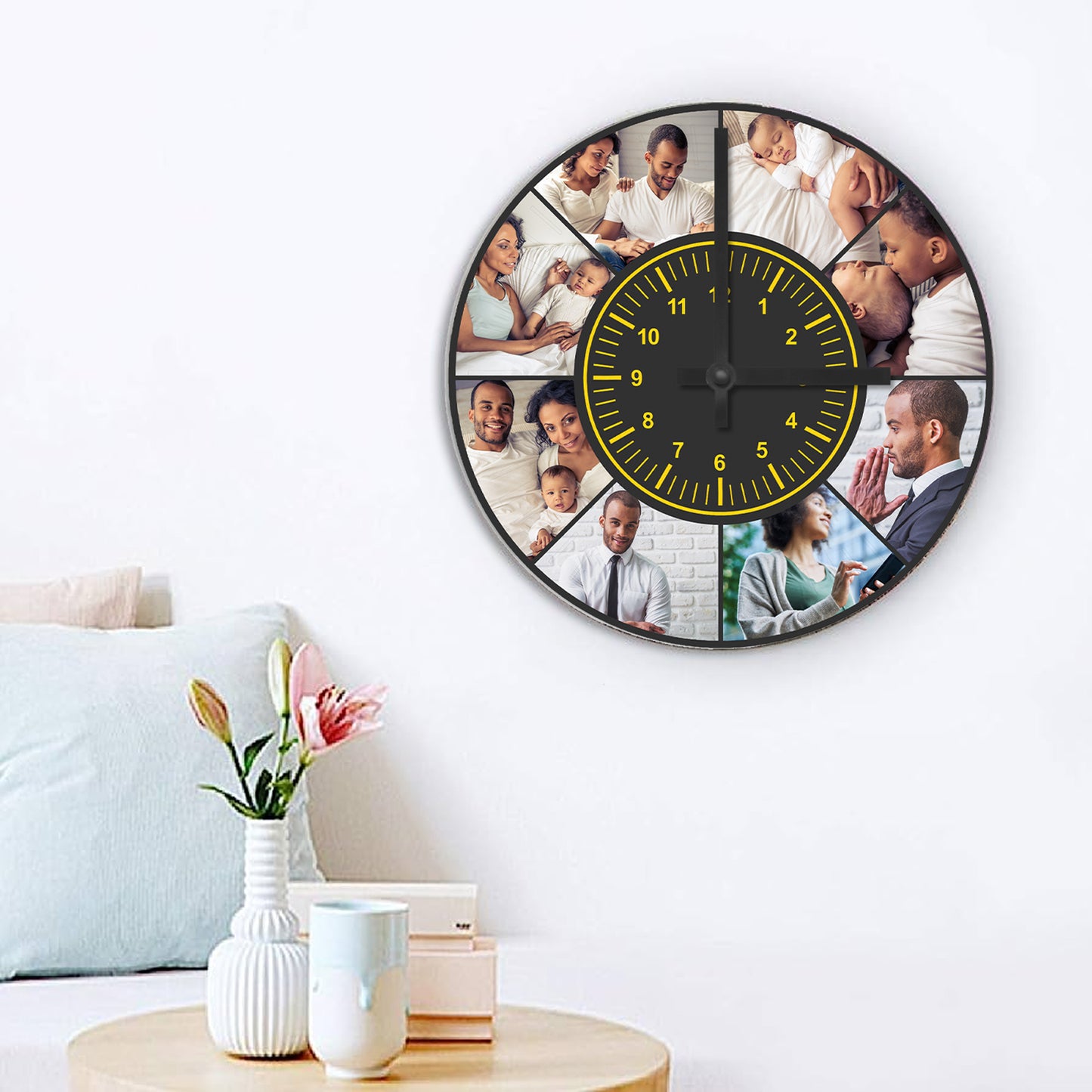 Personalised Family Clock