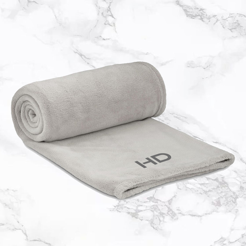 WarmWhisper Fleece Blanket - Initials ONLY