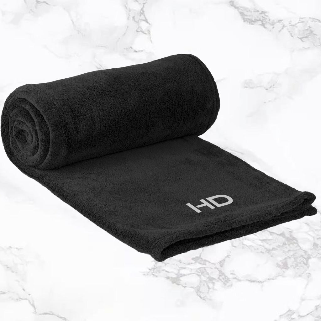 WarmWhisper Fleece Blanket - Initials ONLY