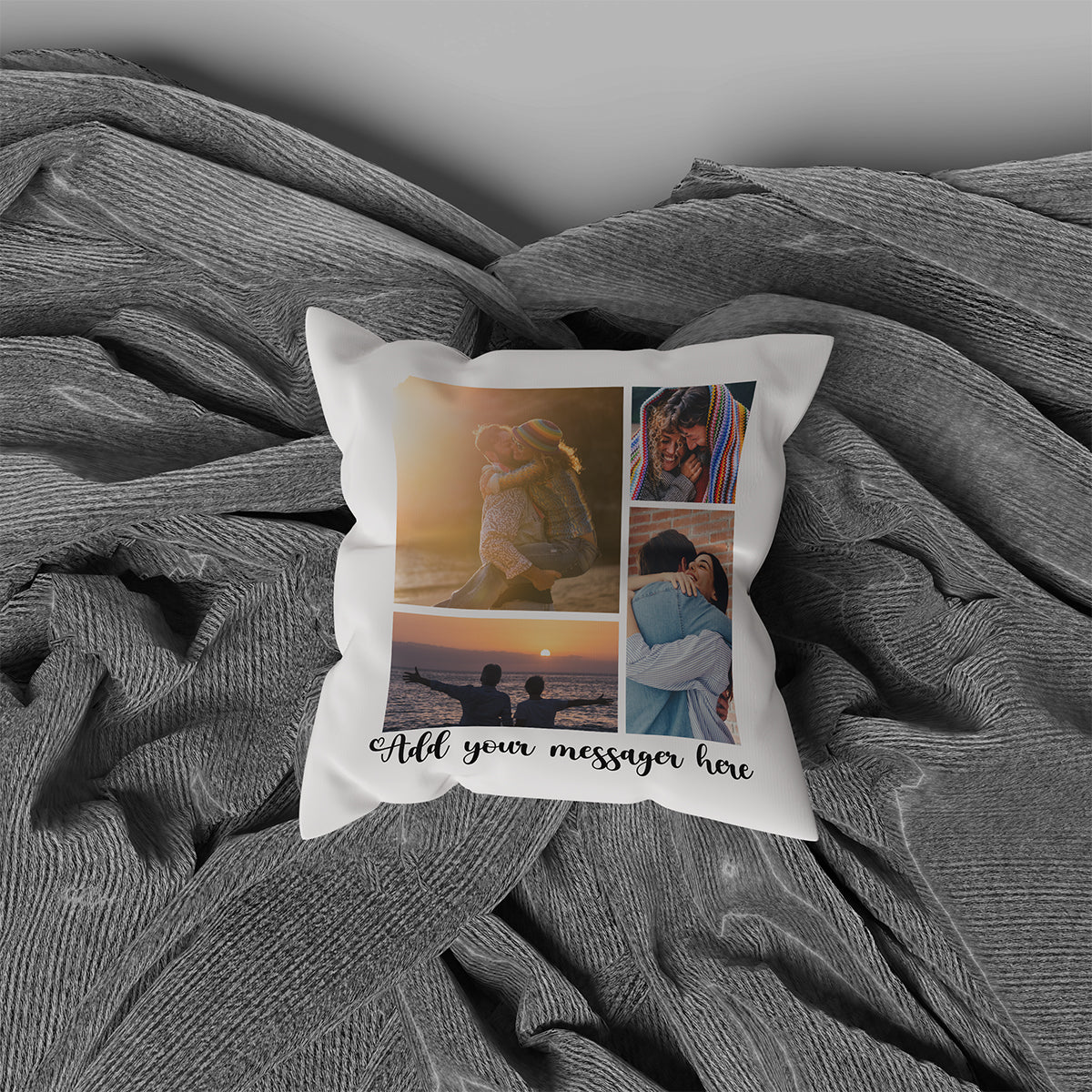 Personalised Photo Collage Scatter Cushion