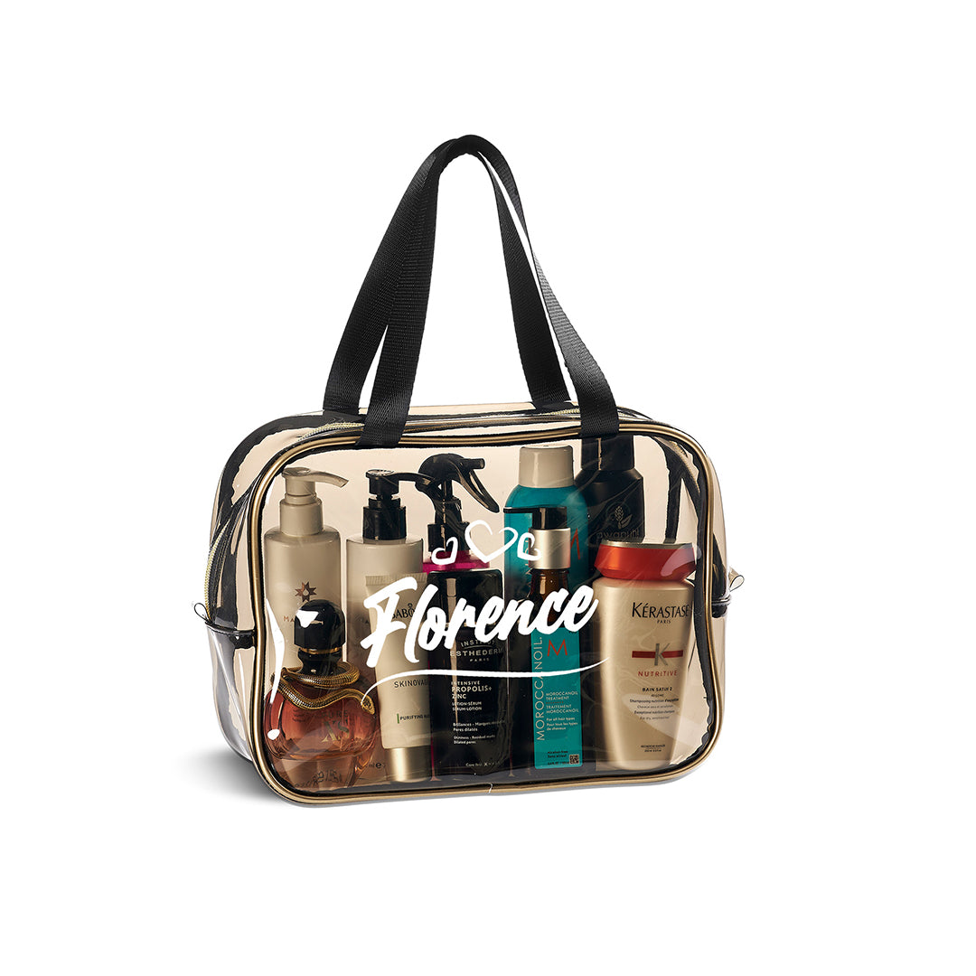 Tiffany Luxe Cosmetic/Toiletry Bag- Name