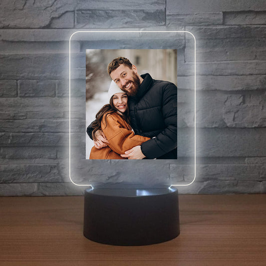 Personalised LED Lamp - Couple Photo