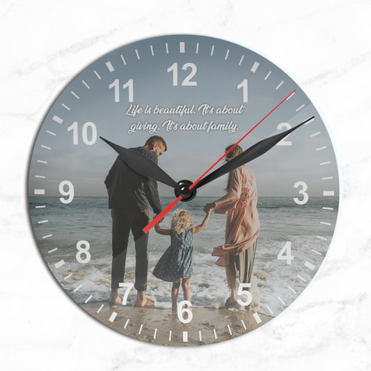 Personalised Family Clock