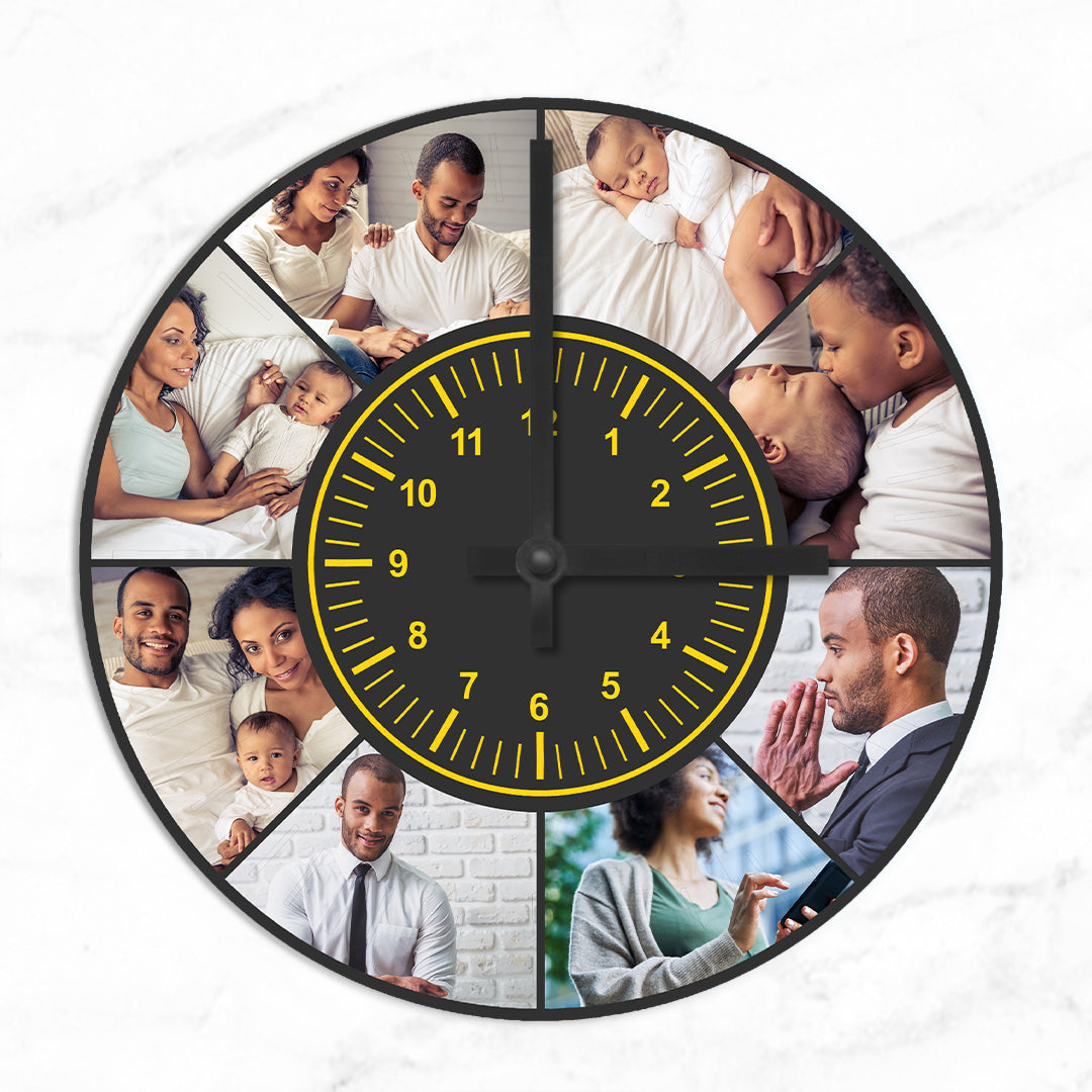 Personalised Family Clock