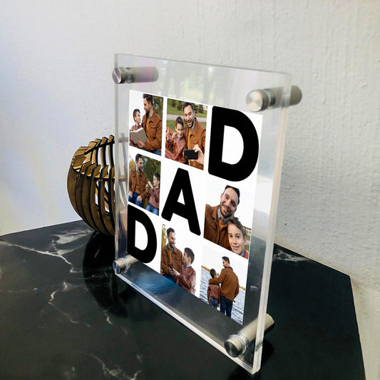 Personalised Acrylic Frame - Dad + Photos
