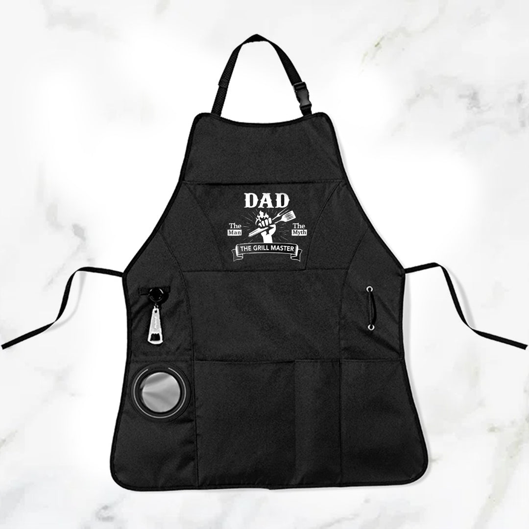 Grill Master 3-Piece Braai Apron Set - Spoon + Dad
