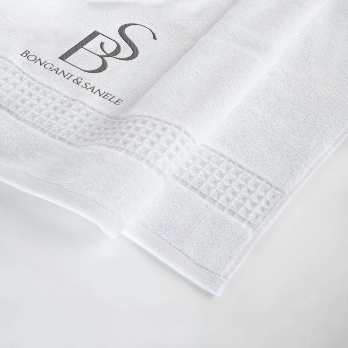 Personalised WaffleWeave Design Bath Sheet