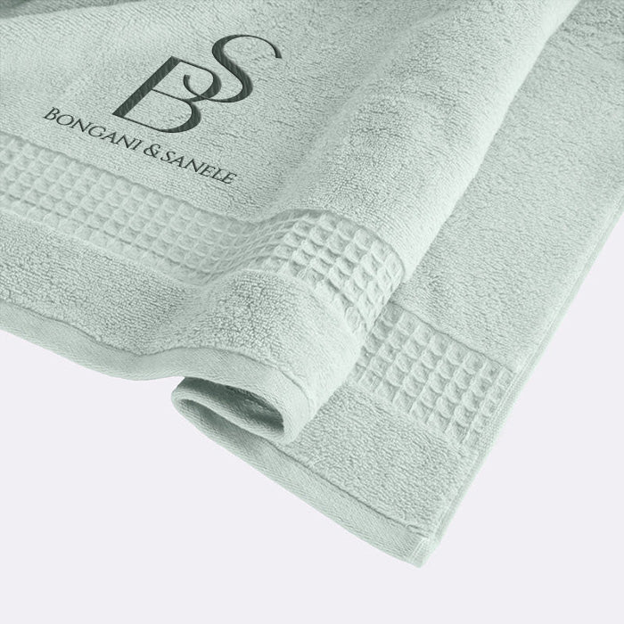 Personalised WaffleWeave Design Bath Sheet
