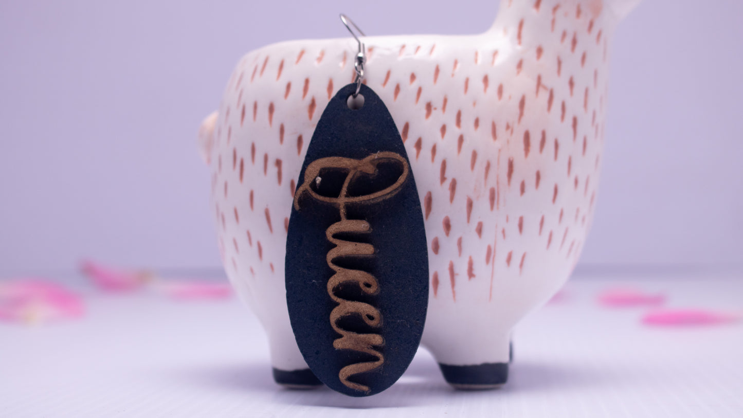Queen Teardrop Earrings