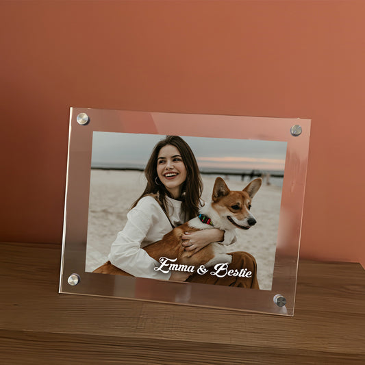 Personalised Acrylic Frame - Phot0 + Names