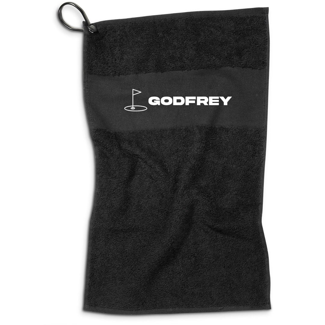 Elite Golf Towel - Name & Godfrey