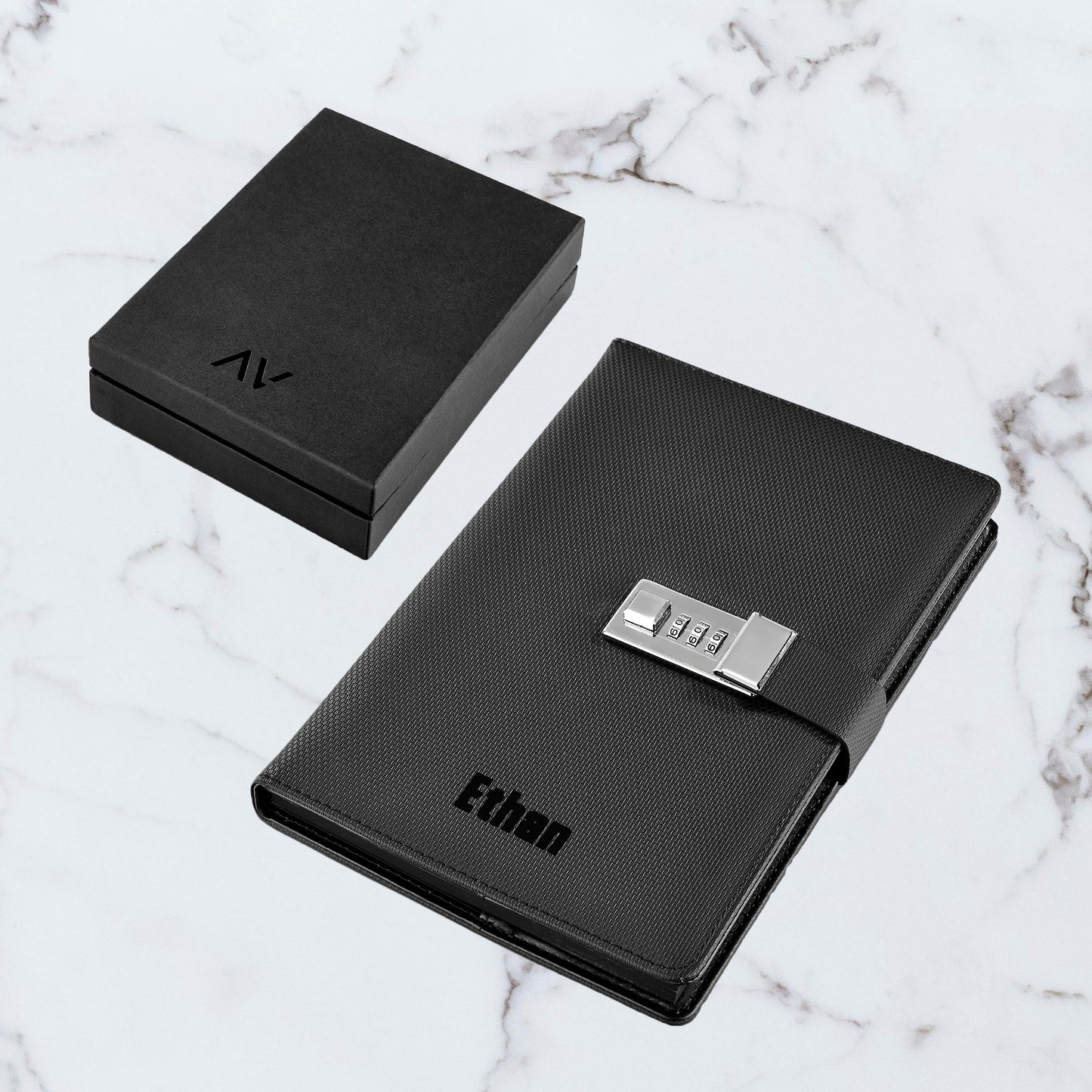 The VaultWrite Hard Cover Notebook - Name ONLY