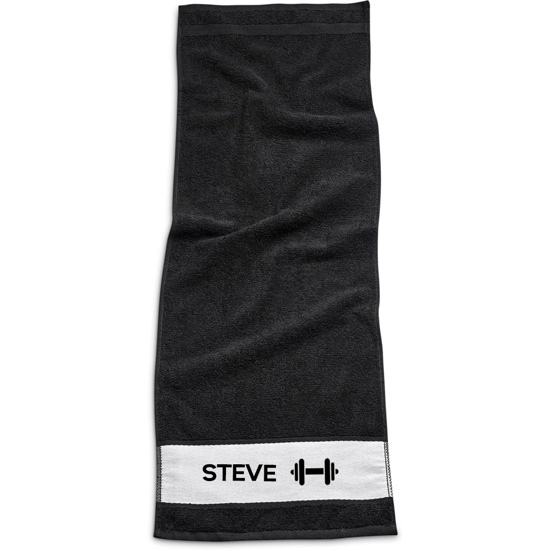 Active Sports & Hand Towel -Name ONLY