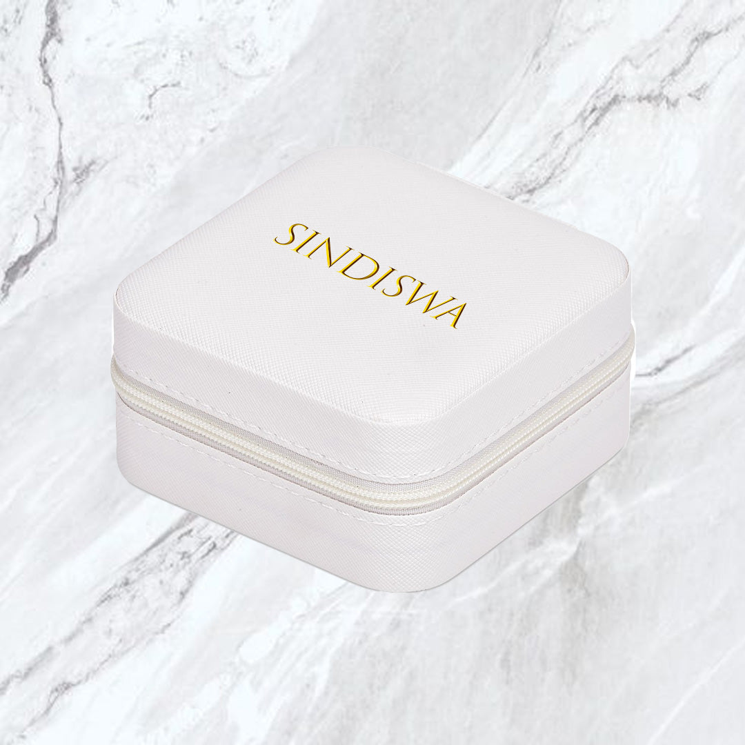 Elegance Travel jewellery Box - Gold Name