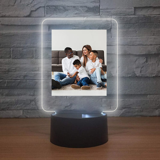 Personalised LED Lamp - Family Photo