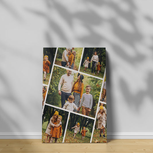 Personalised Collage Canvas - A3