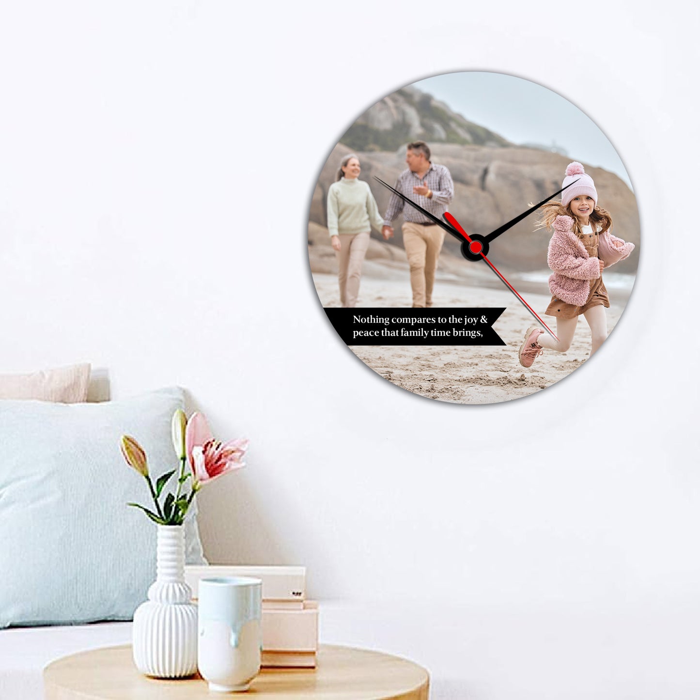 Pesonalised Family Clock
