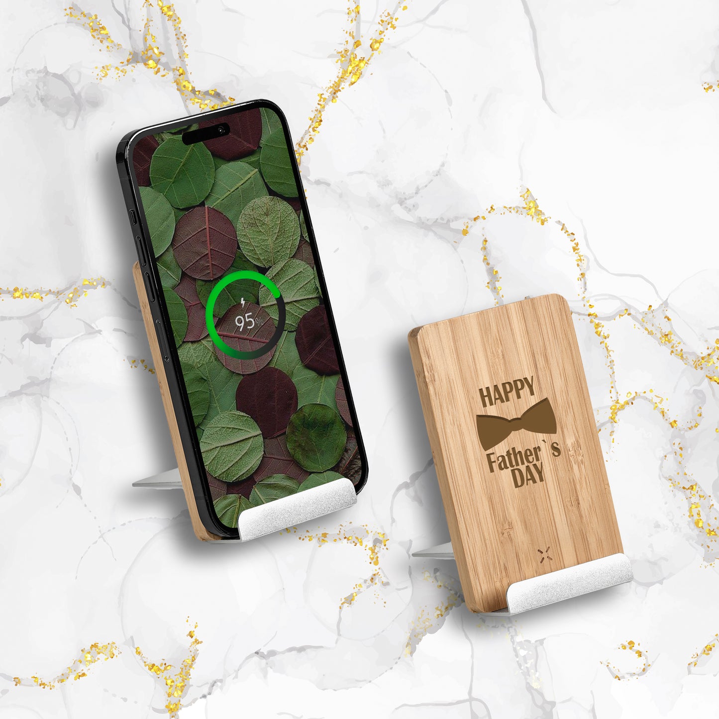 EcoCradle Wireless Charging Phone Stand - Father's Day 3