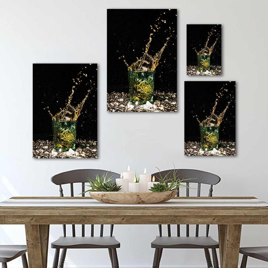 Glass Splash Canvas