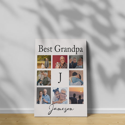 Personalised Grandpa Canvas Set