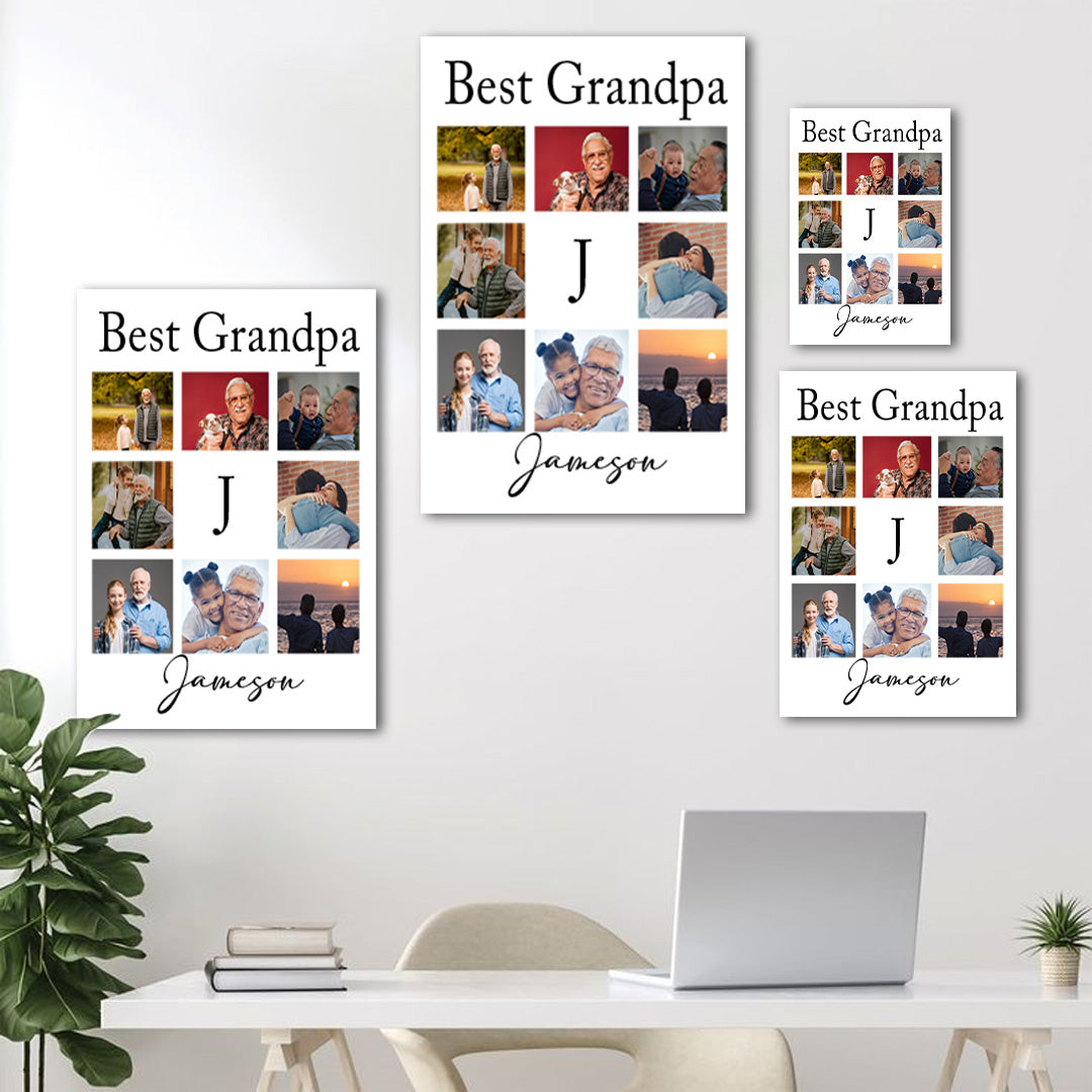 Personalised Grandpa Canvas Set