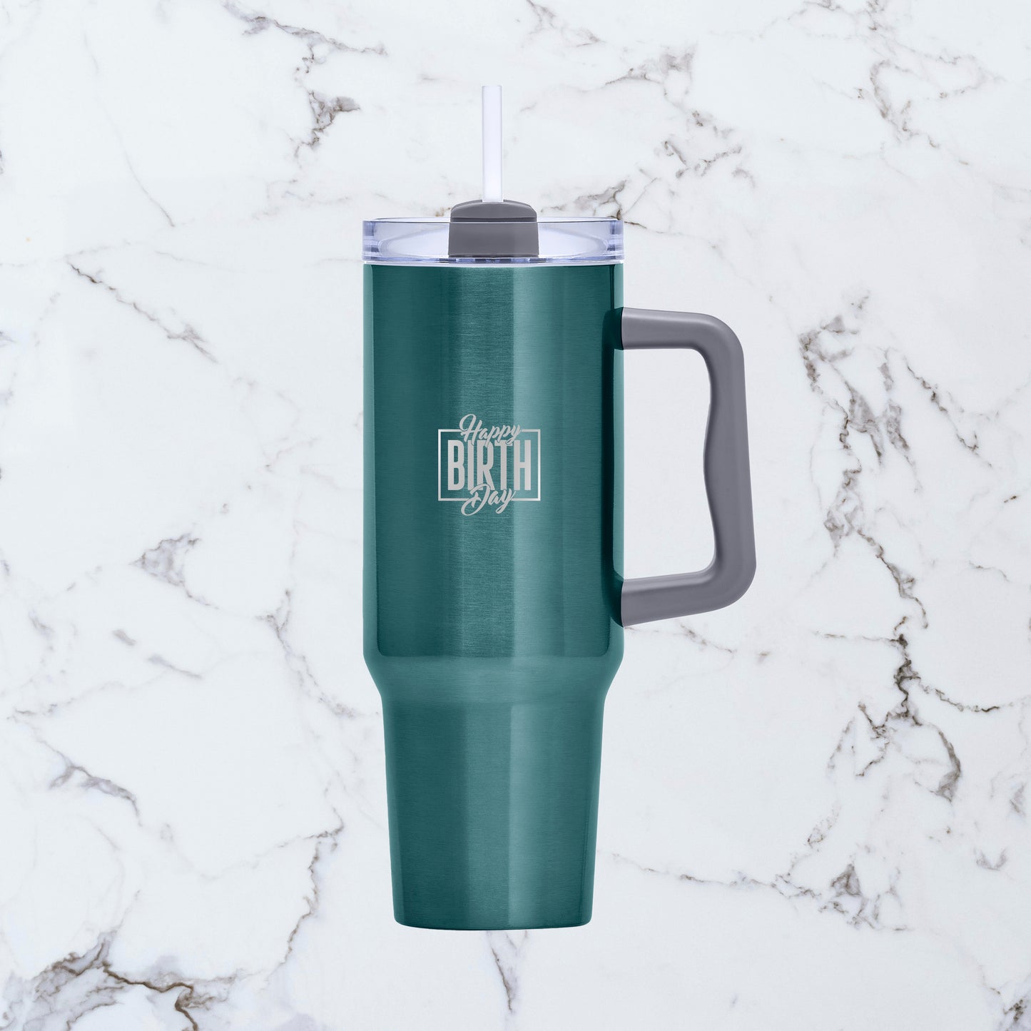 Titan Thermal Luxe Stainless Steel Vacuum Mug - Happy Birthday