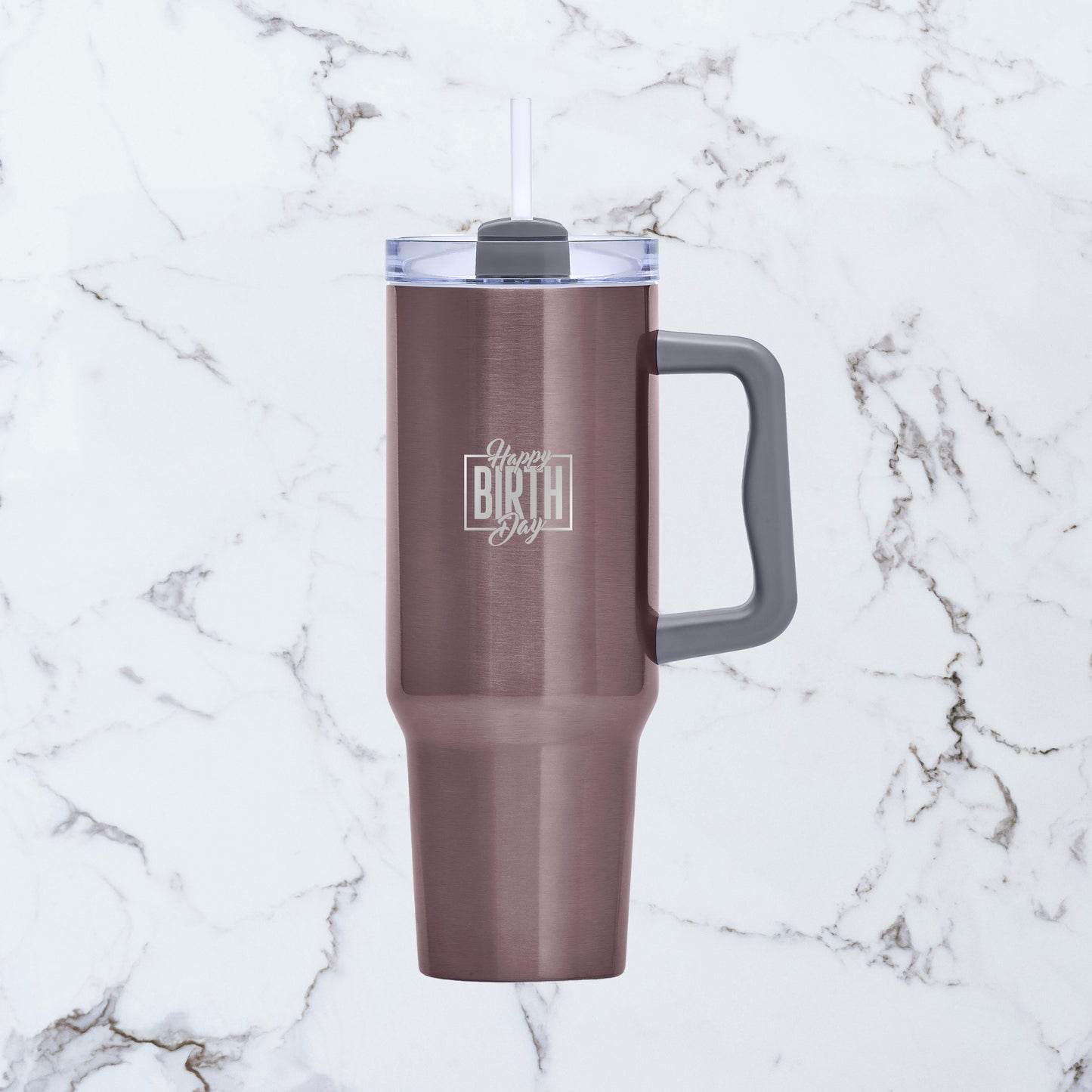 Titan Thermal Luxe Stainless Steel Vacuum Mug - Happy Birthday