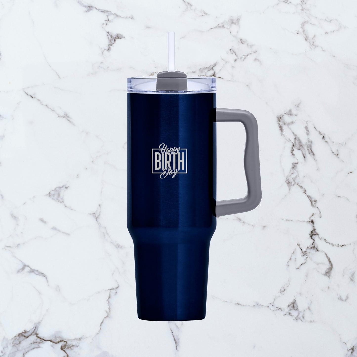 Titan Thermal Luxe Stainless Steel Vacuum Mug - Happy Birthday