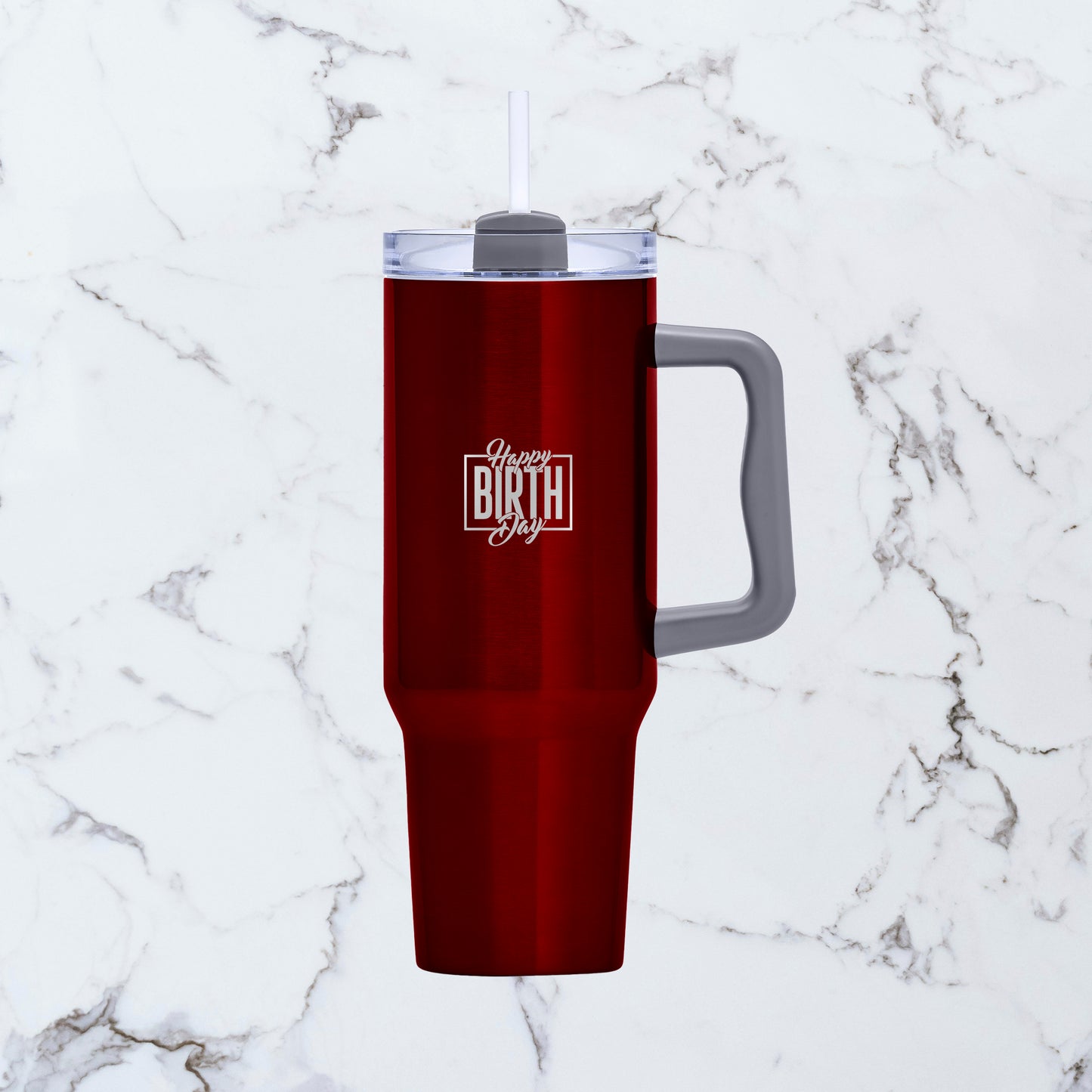 Titan Thermal Luxe Stainless Steel Vacuum Mug - Happy Birthday