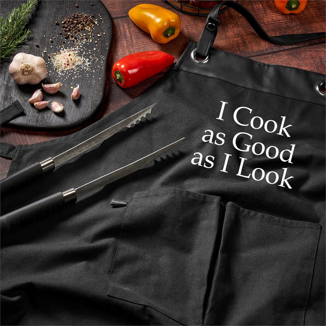 Flamebound Braai Apron - I cook as I look