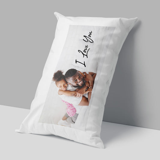 Personalised I Love You Pillowcase - Photo